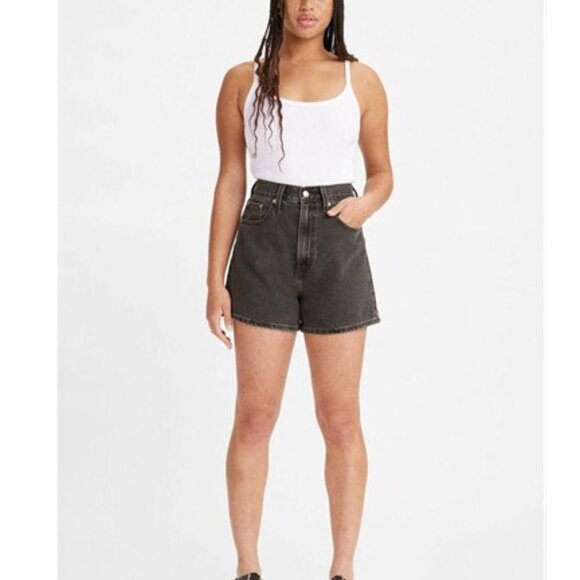 LEVI'S High Loose Short Denim Casual 90's Style Summer Jean Short - Picture 1 of 8